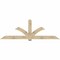 Ekena Millwork Redmond Rough Sawn Timber Gable Bracket, Douglas Fir, 108"W x 36"H x 6"D x 6"F, 8/12 Pitch GBW108X36X0606RED00RDF - alternate 1